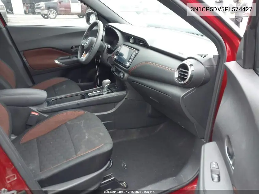3N1CP5DV5PL574427 2023 Nissan Kicks Sr Xtronic Cvt