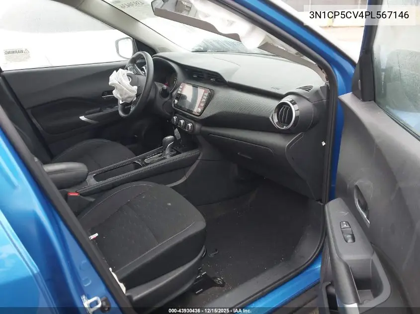 3N1CP5CV4PL567146 2023 Nissan Kicks Sv Xtronic Cvt