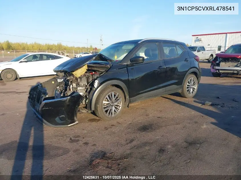 3N1CP5CVXRL478541 2024 Nissan Kicks Sv