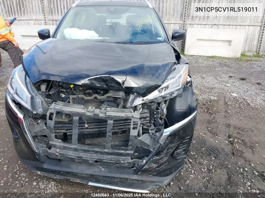 3N1CP5CV1RL519011 2024 Nissan Kicks Sv