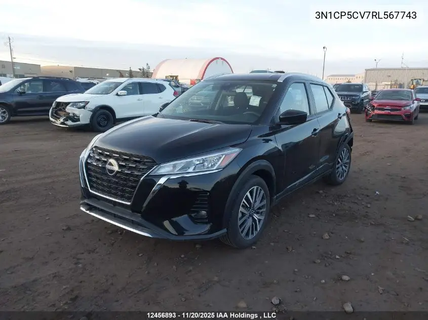 3N1CP5CV7RL567743 2024 Nissan Kicks Sv