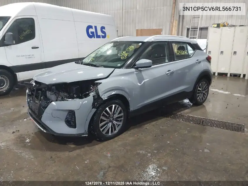 3N1CP5CV6RL566731 2024 Nissan Kicks Sv