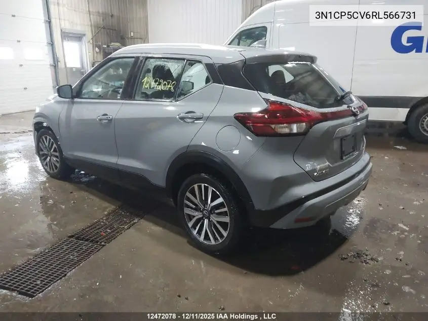 3N1CP5CV6RL566731 2024 Nissan Kicks Sv