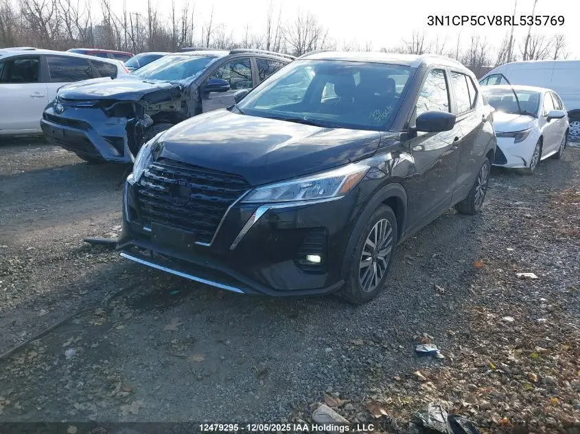 3N1CP5CV8RL535769 2024 Nissan Kicks Sv