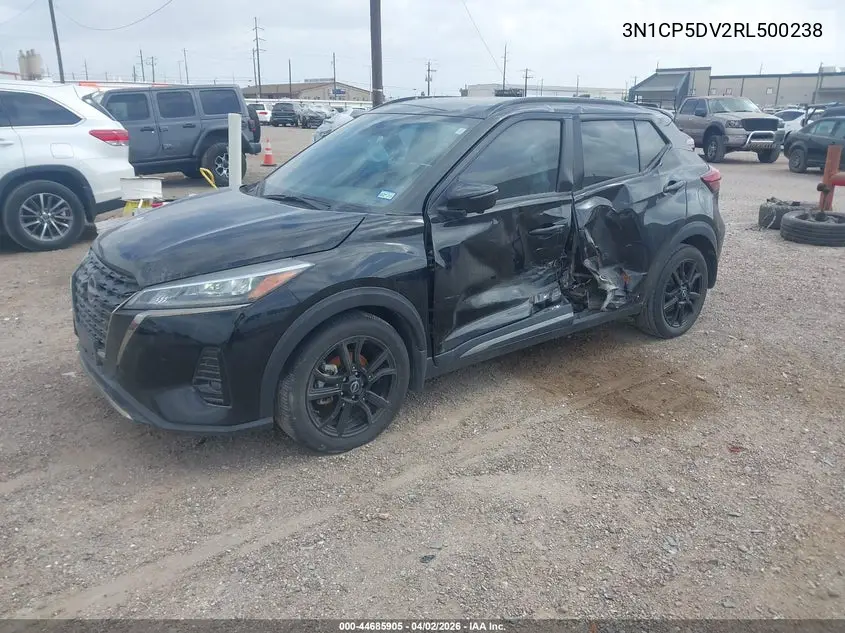 3N1CP5DV2RL500238 2024 Nissan Kicks Sr Xtronic Cvt