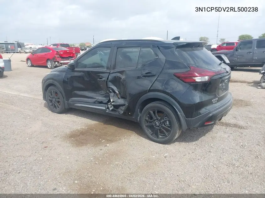3N1CP5DV2RL500238 2024 Nissan Kicks Sr Xtronic Cvt