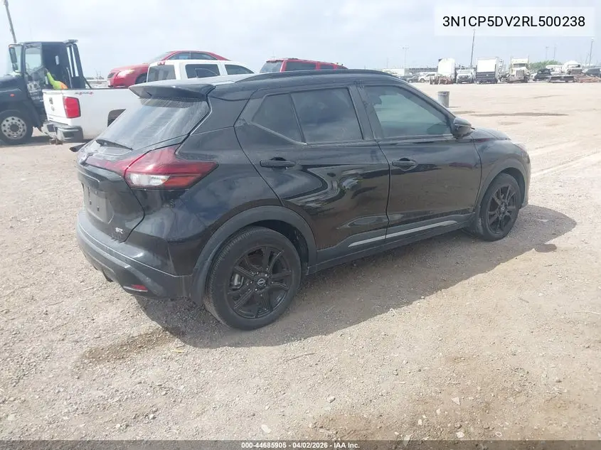 3N1CP5DV2RL500238 2024 Nissan Kicks Sr Xtronic Cvt