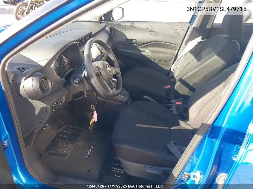 3N1CP5BV1SL479715 2025 Nissan Kicks Play S