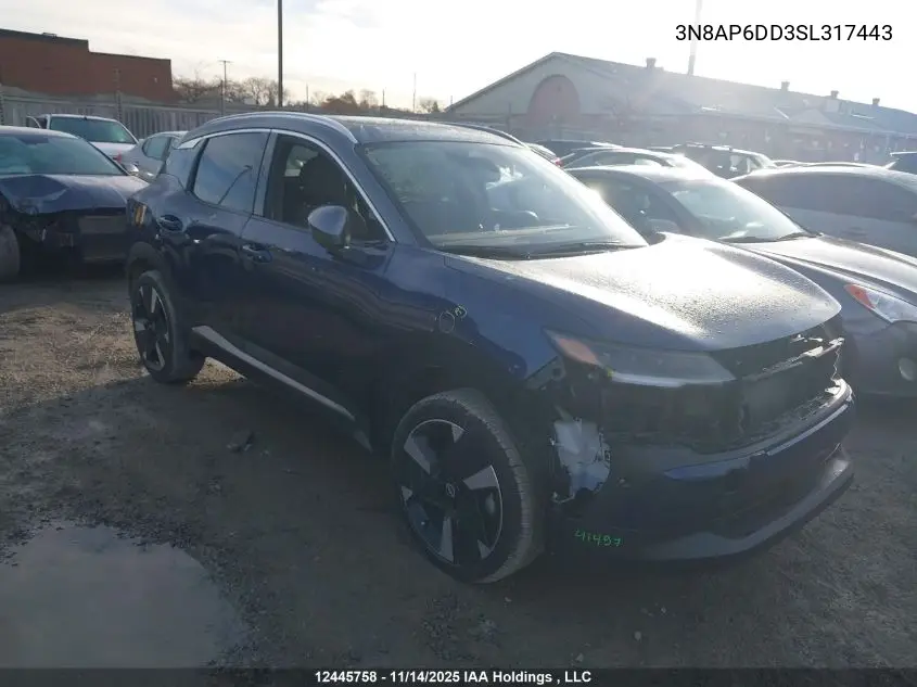 3N8AP6DD3SL317443 2025 Nissan Kicks