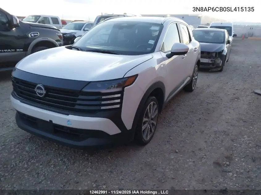 3N8AP6CB0SL415135 2025 Nissan Kicks Sv