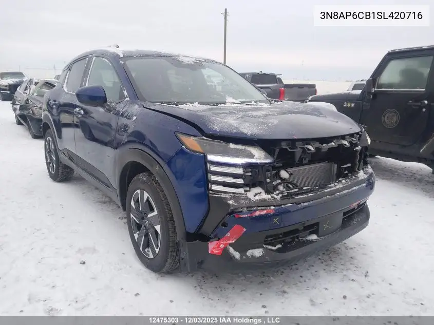 3N8AP6CB1SL420716 2025 Nissan Kicks Sv