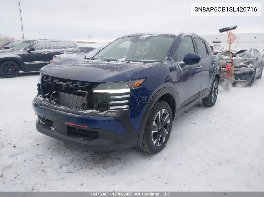 3N8AP6CB1SL420716 2025 Nissan Kicks Sv