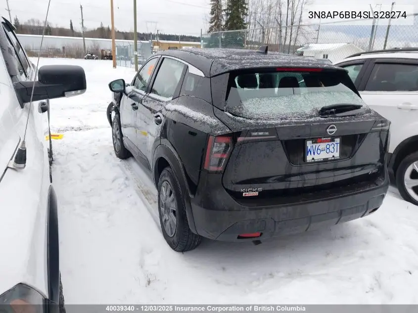 3N8AP6BB4SL328274 2025 Nissan Kicks
