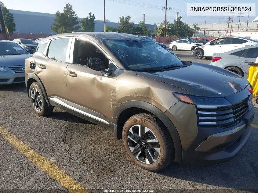 3N8AP6CB5SL368524 2025 Nissan Kicks Sv Intelligent Awd