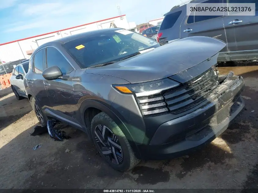 3N8AP6CA2SL321376 2025 Nissan Kicks Sv Fwd