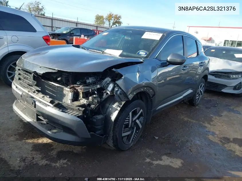 3N8AP6CA2SL321376 2025 Nissan Kicks Sv Fwd