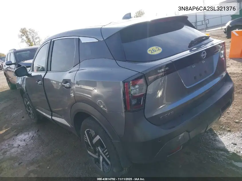 3N8AP6CA2SL321376 2025 Nissan Kicks Sv Fwd