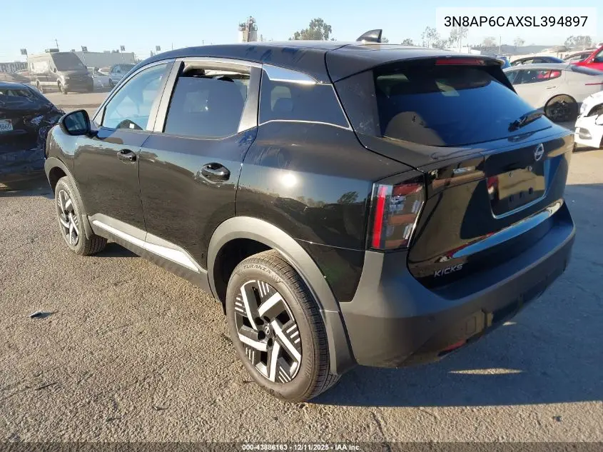 3N8AP6CAXSL394897 2025 Nissan Kicks Sv Fwd