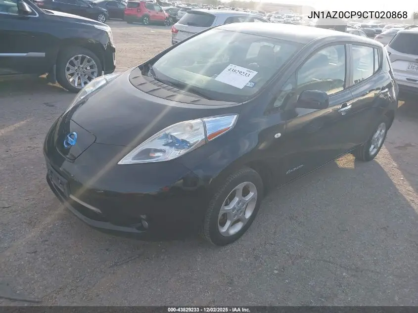 JN1AZ0CP9CT020868 2012 Nissan Leaf Sl