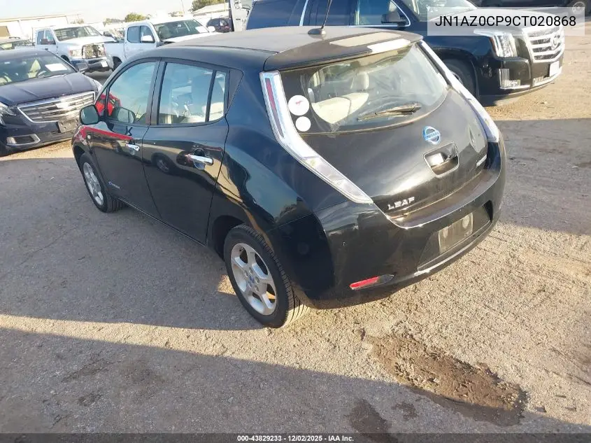 JN1AZ0CP9CT020868 2012 Nissan Leaf Sl