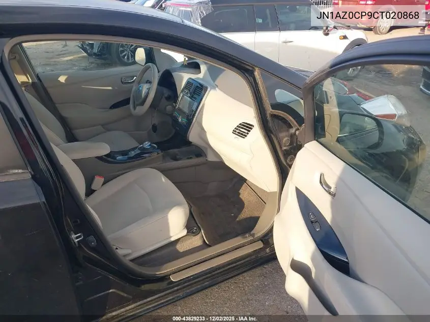 JN1AZ0CP9CT020868 2012 Nissan Leaf Sl
