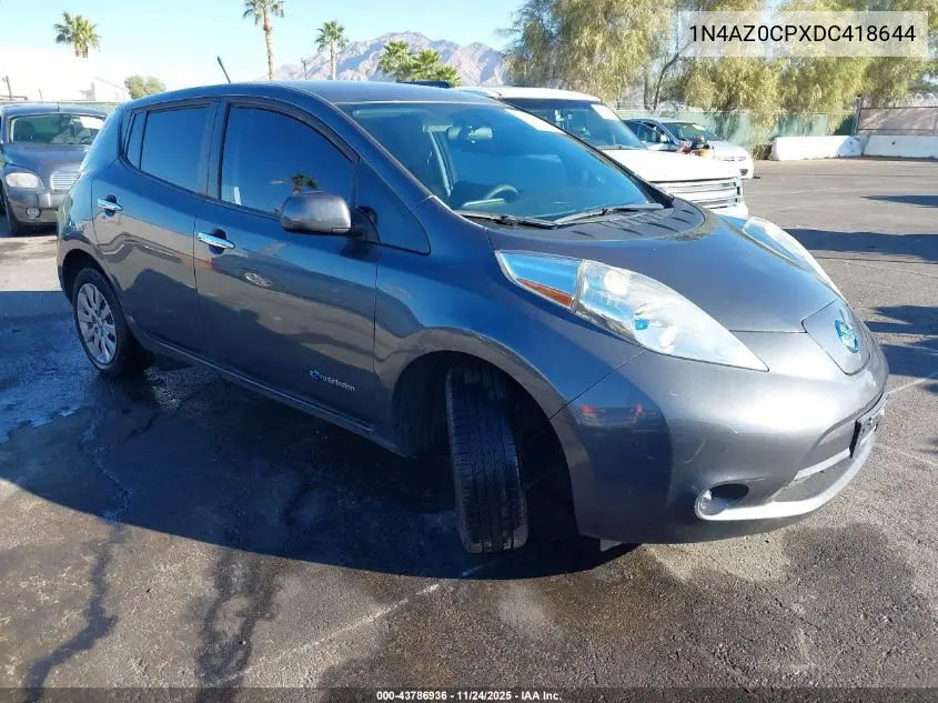 1N4AZ0CPXDC418644 2013 Nissan Leaf S