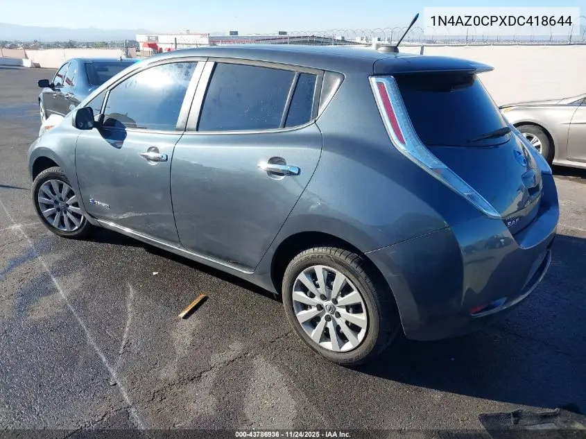 1N4AZ0CPXDC418644 2013 Nissan Leaf S