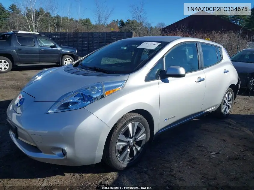 1N4AZ0CP2FC334675 2015 Nissan Leaf Sl