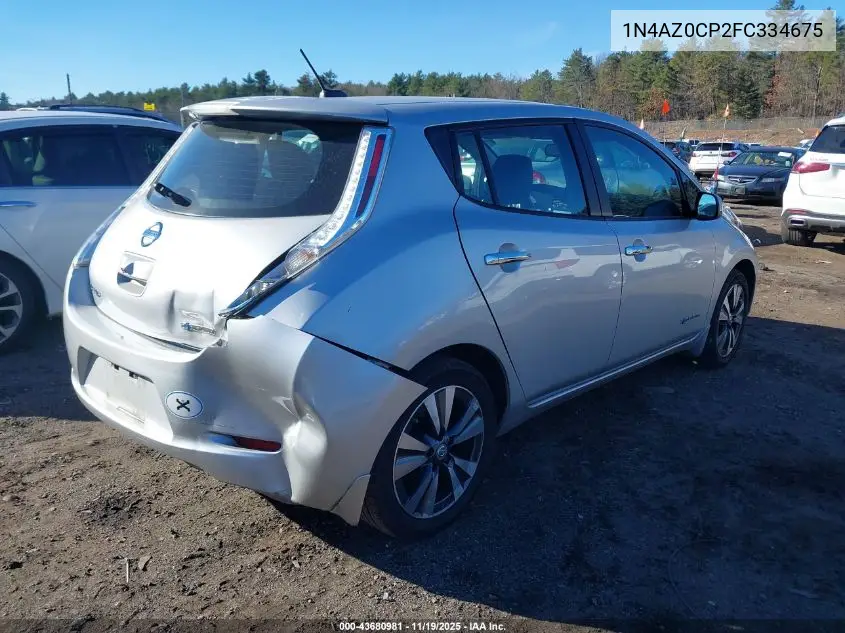 1N4AZ0CP2FC334675 2015 Nissan Leaf Sl