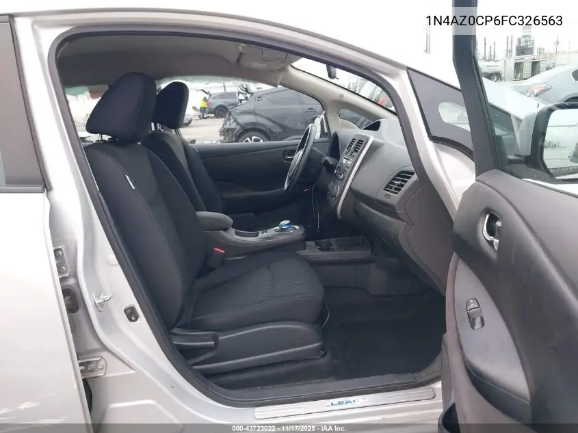 1N4AZ0CP6FC326563 2015 Nissan Leaf S