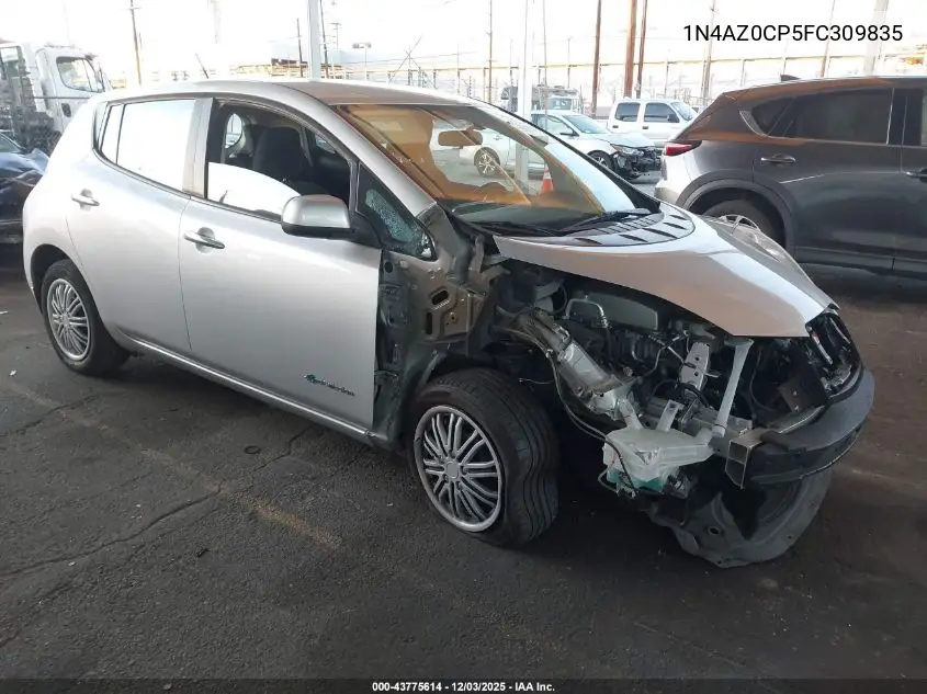 1N4AZ0CP5FC309835 2015 Nissan Leaf S