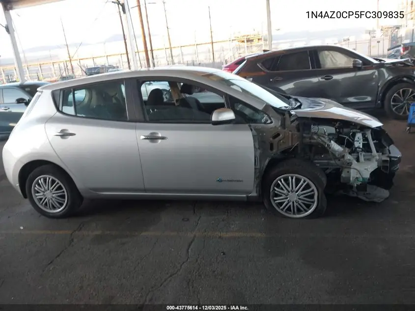 1N4AZ0CP5FC309835 2015 Nissan Leaf S