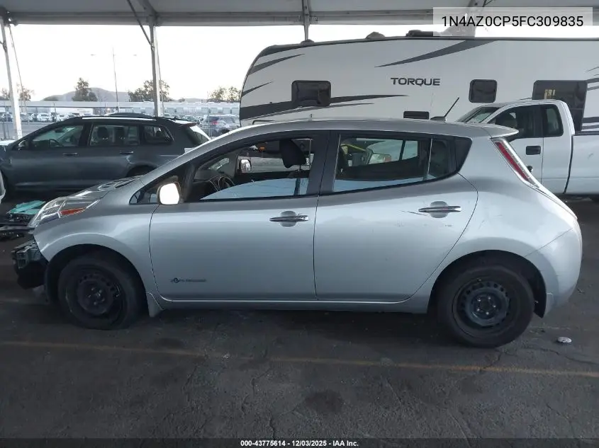 1N4AZ0CP5FC309835 2015 Nissan Leaf S