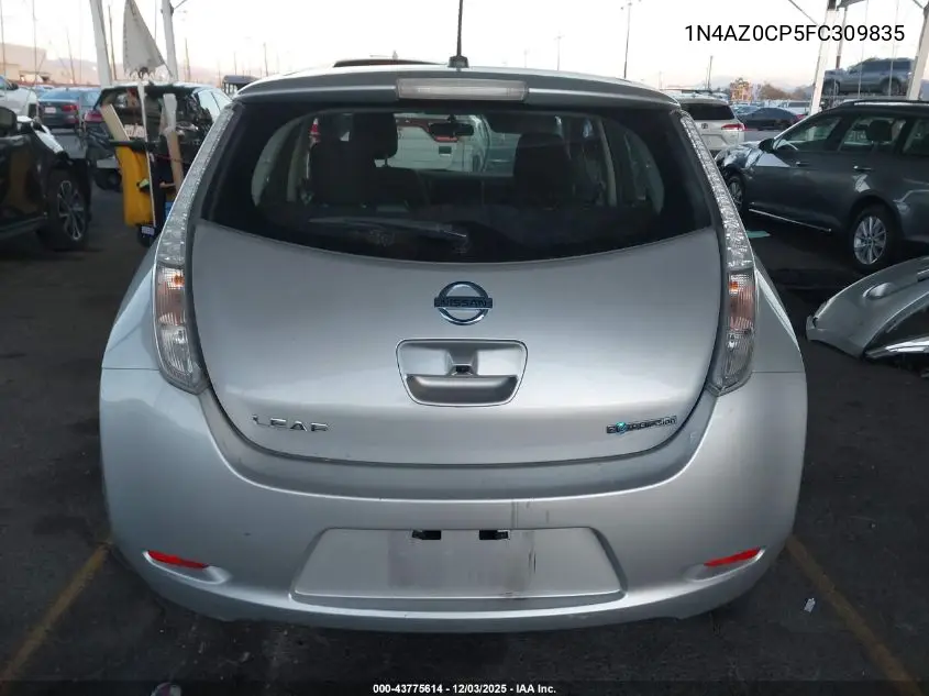 1N4AZ0CP5FC309835 2015 Nissan Leaf S