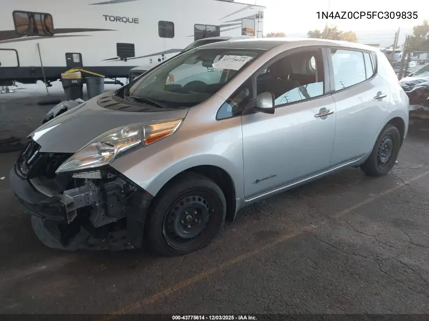 1N4AZ0CP5FC309835 2015 Nissan Leaf S