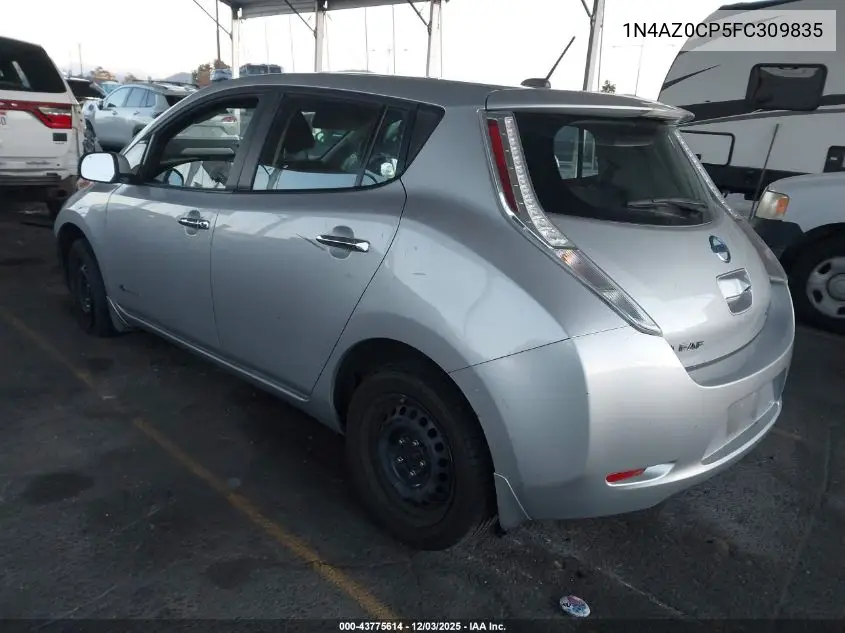 1N4AZ0CP5FC309835 2015 Nissan Leaf S