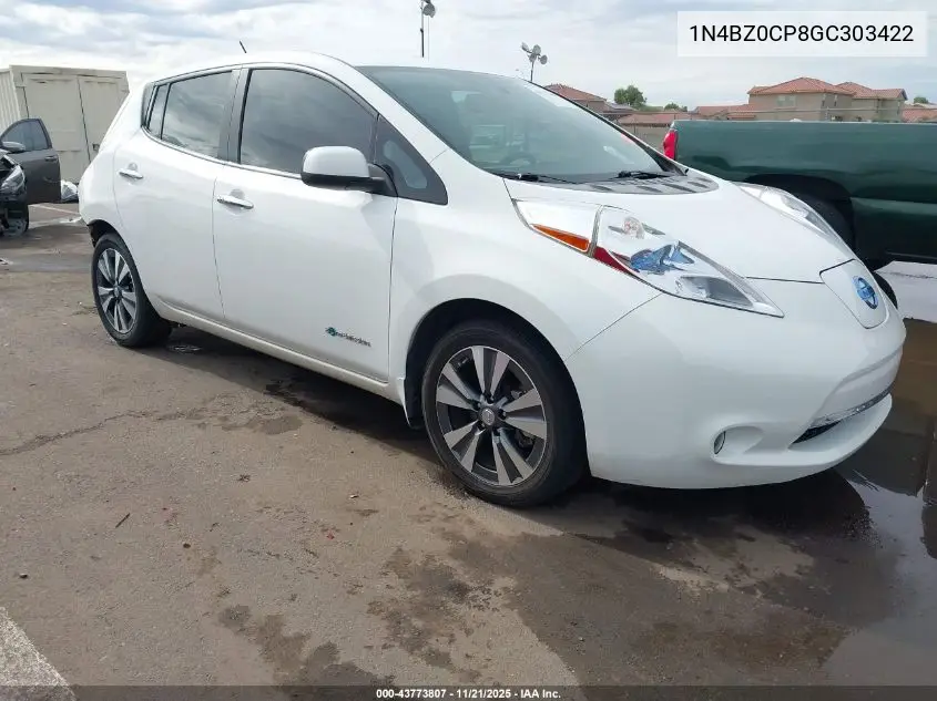 1N4BZ0CP8GC303422 2016 Nissan Leaf Sl