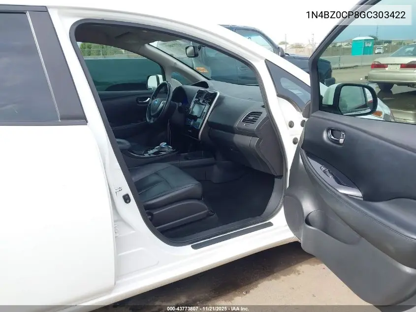 1N4BZ0CP8GC303422 2016 Nissan Leaf Sl