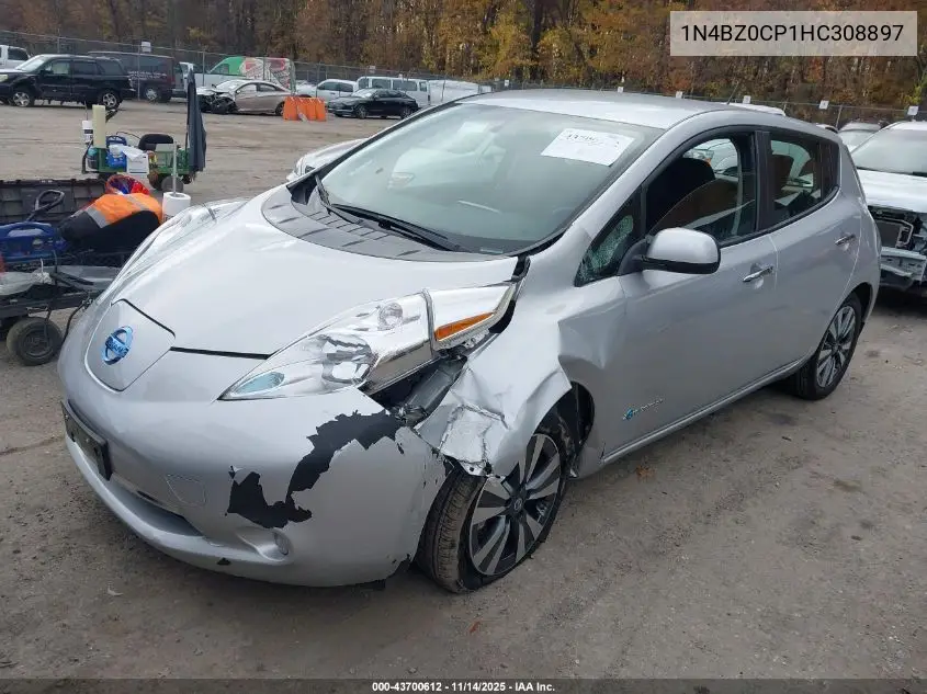 1N4BZ0CP1HC308897 2017 Nissan Leaf Sv