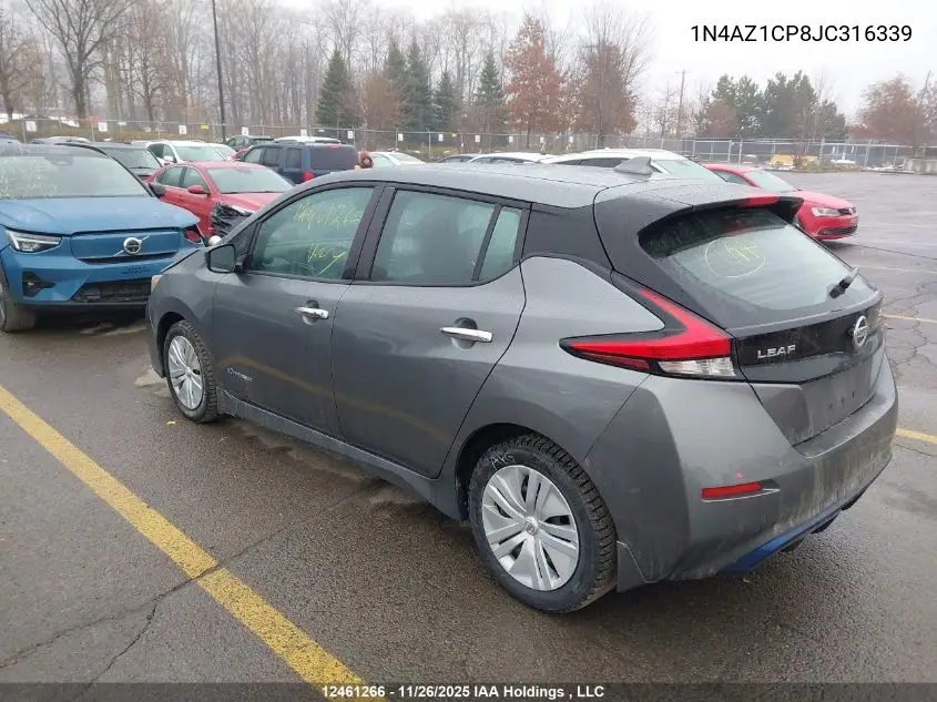 1N4AZ1CP8JC316339 2018 Nissan Leaf