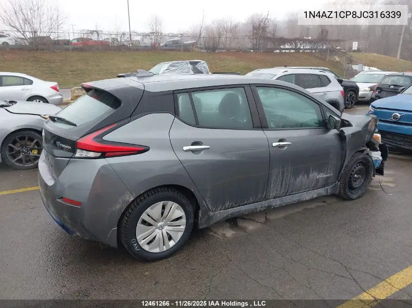 1N4AZ1CP8JC316339 2018 Nissan Leaf