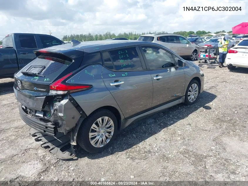 1N4AZ1CP6JC302004 2018 Nissan Leaf S