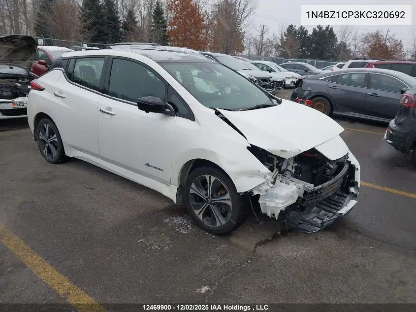 1N4BZ1CP3KC320692 2019 Nissan Leaf S Plus/Sl Plus/Sv Plus