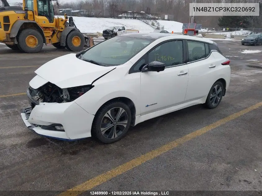1N4BZ1CP3KC320692 2019 Nissan Leaf S Plus/Sl Plus/Sv Plus