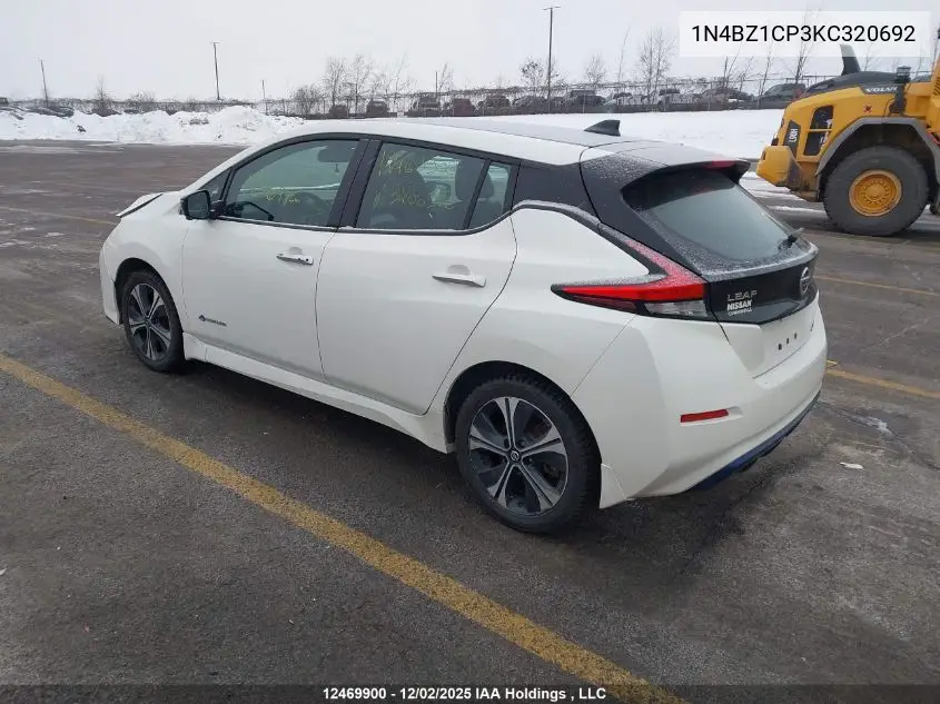 1N4BZ1CP3KC320692 2019 Nissan Leaf S Plus/Sl Plus/Sv Plus