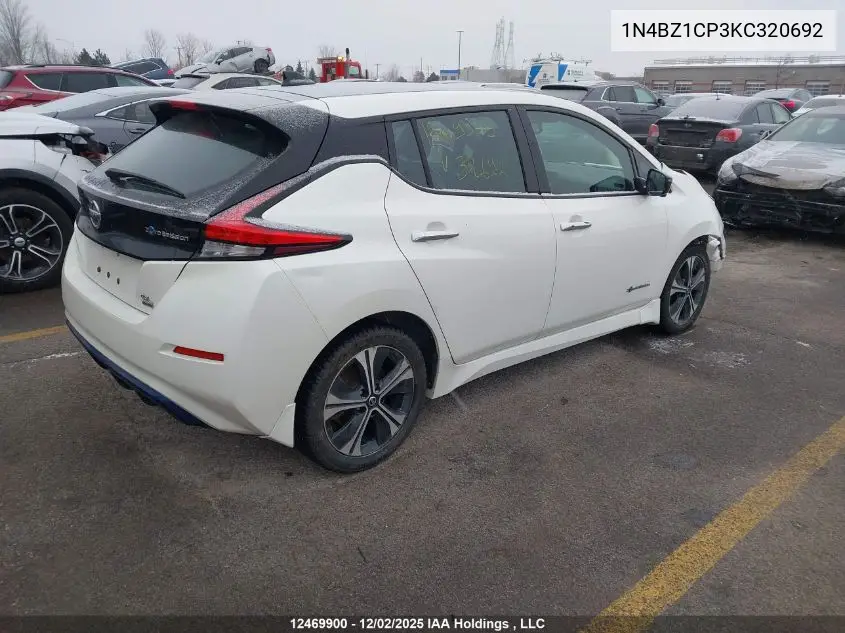 1N4BZ1CP3KC320692 2019 Nissan Leaf S Plus/Sl Plus/Sv Plus