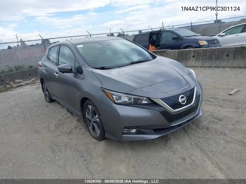 2019 Nissan Leaf S/Sl/Sv VIN: 1N4AZ1CP9KC301124 Lot: 12629355