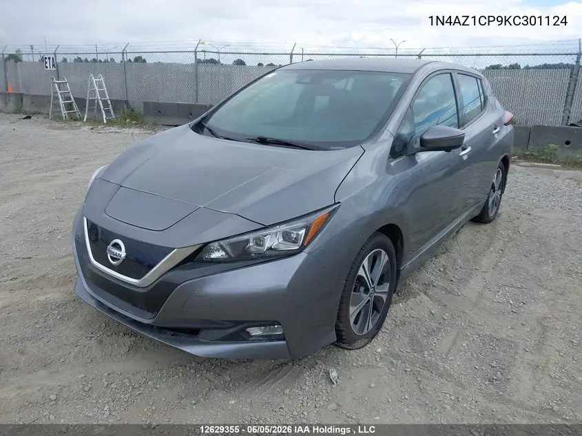 2019 Nissan Leaf S/Sl/Sv VIN: 1N4AZ1CP9KC301124 Lot: 12629355