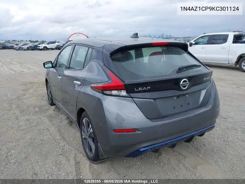 2019 Nissan Leaf S/Sl/Sv VIN: 1N4AZ1CP9KC301124 Lot: 12629355