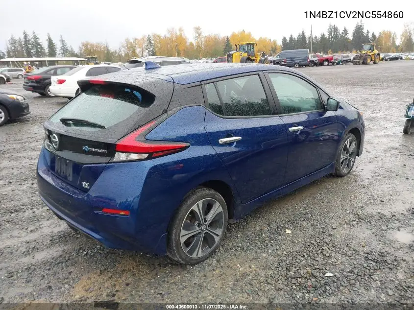 1N4BZ1CV2NC554860 2022 Nissan Leaf Sv Plus 62 Kwh